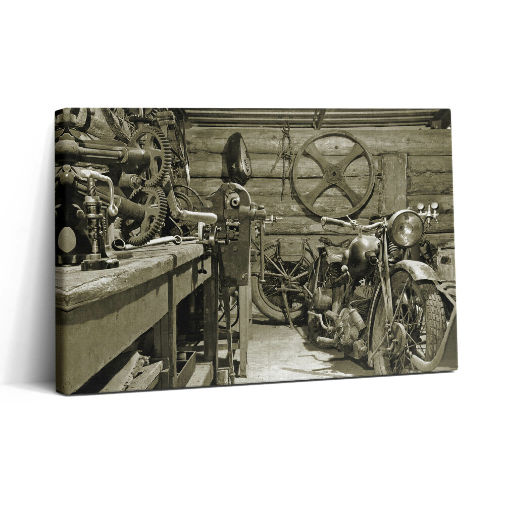 Tablou canvas 30x20 Motociclete vechi