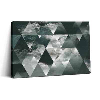 Tablou canvas 30x20 Abstracție geometrică a valurilor mării