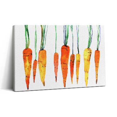 Tablou canvas 30x20 Ilustrație în acuarelă a morcovului