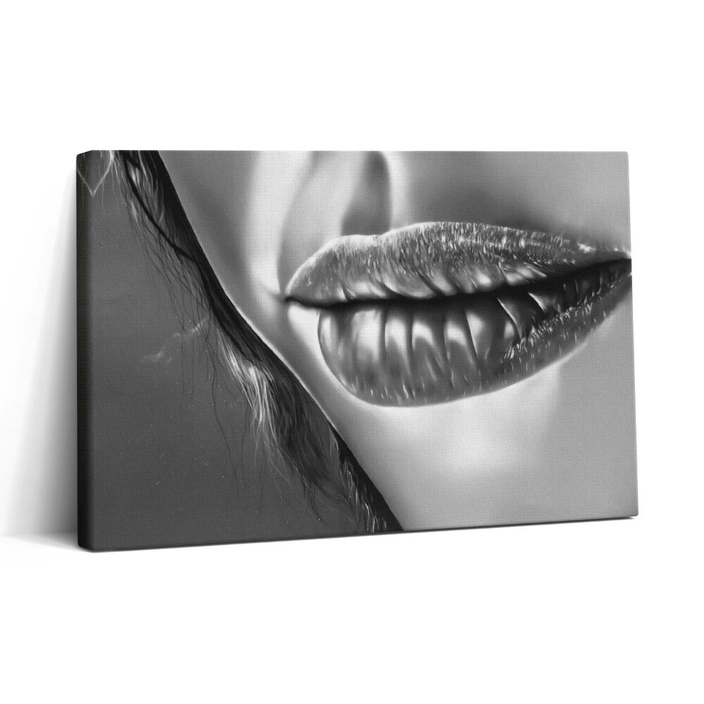 Tablou canvas 30x20 Buzele femeii