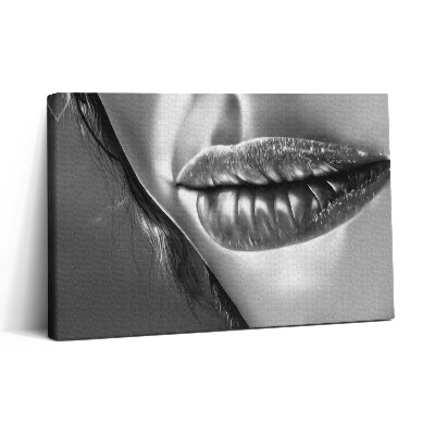 Tablou canvas 30x20 Buzele femeii