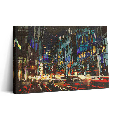 Tablou canvas 30x20 Orașul noaptea