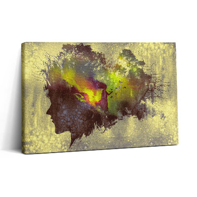 Tablou canvas 30x20 Femeie în pădure