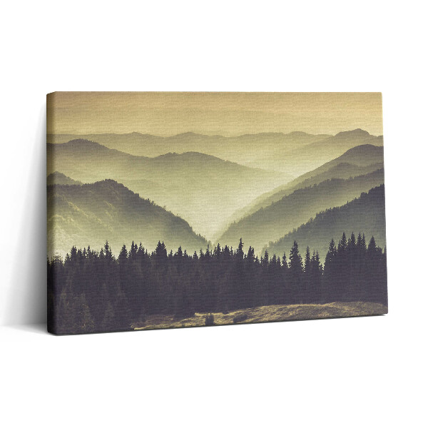 Tablou canvas 30x20 Pante muntoase încețoșate