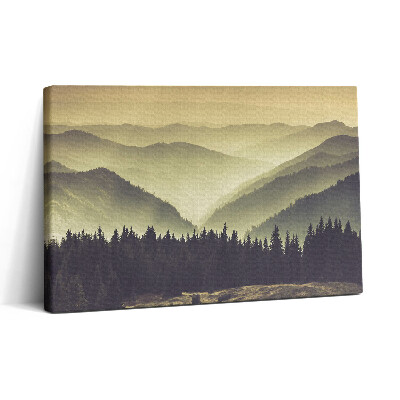 Tablou canvas 30x20 Pante muntoase încețoșate