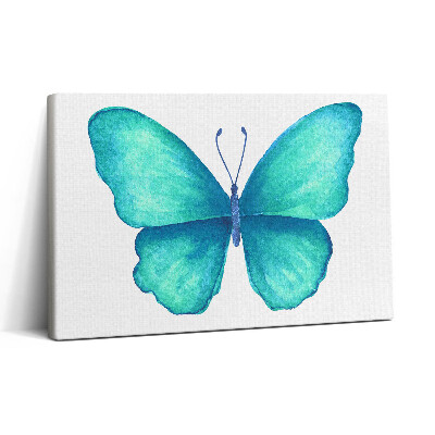 Tablou canvas 30x20 Fluture de vară turcoaz