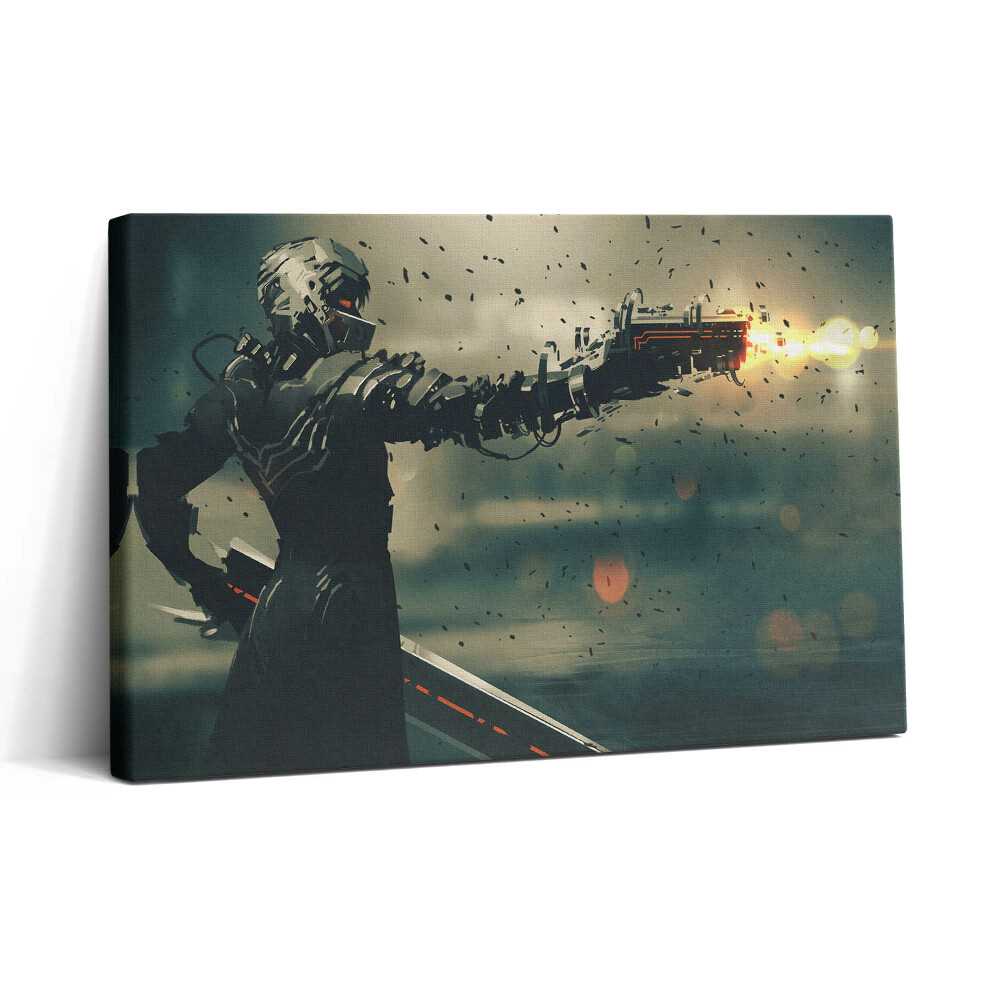 Tablou canvas 30x20 Ilustrație SF pentru jocuri