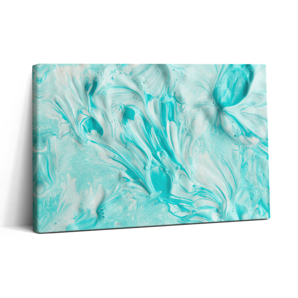 Tablou canvas 30x20 Tapet albastru abstract