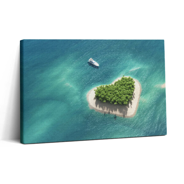 Tablou canvas 30x20 Insula Inimii
