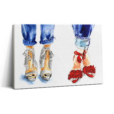 Tablou canvas 30x20 Tocuri înalte pentru femei