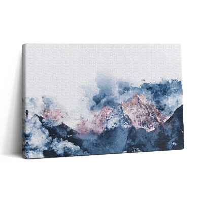 Tablou canvas 30x20 Rezumat al lanțurilor muntoase