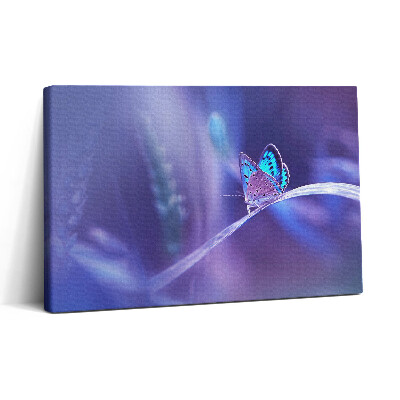 Tablou canvas 30x20 Fluture pe iarbă