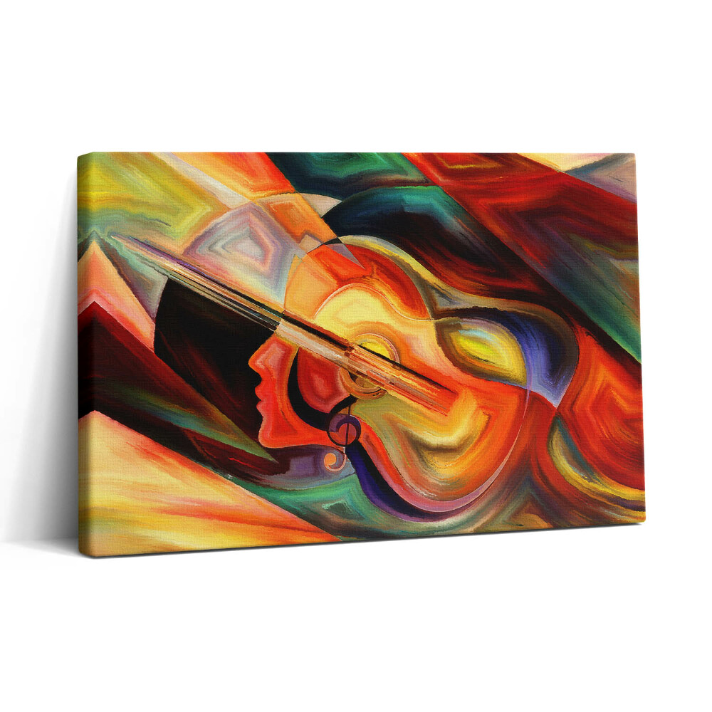 Tablou canvas 30x20 Artă - Cap de femeie pictat abstract