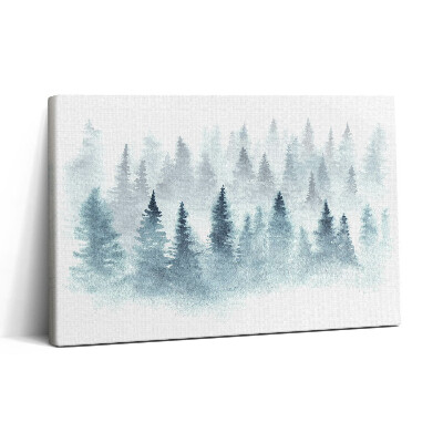 Tablou canvas 30x20 pădure de iarnă