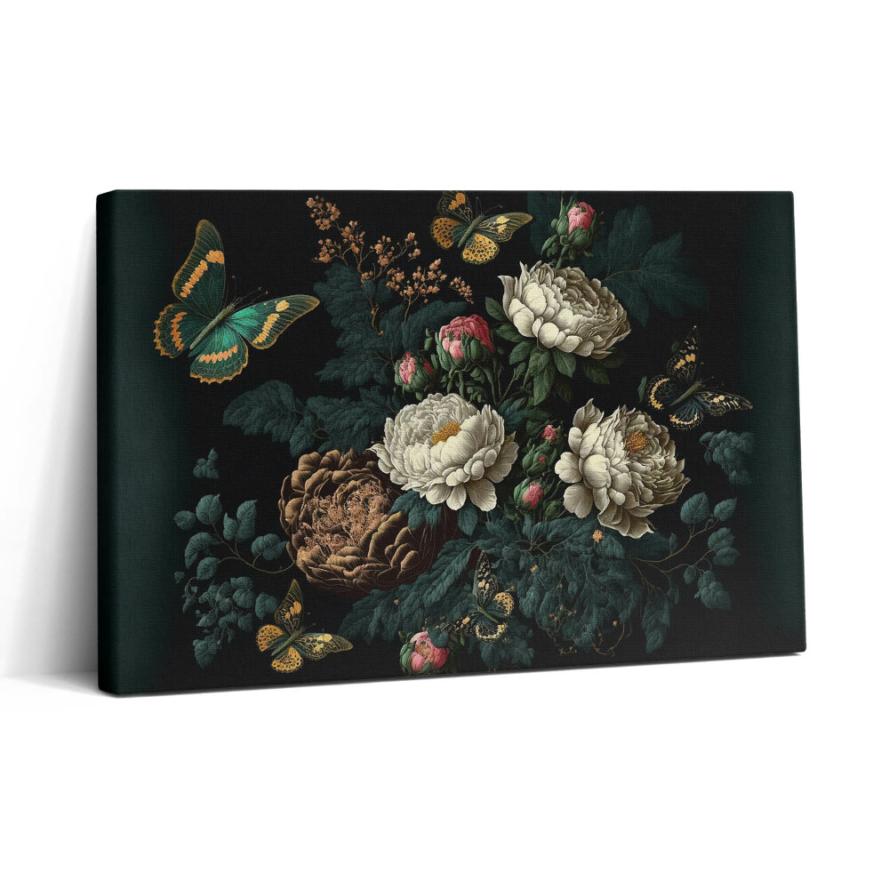 Tablou canvas 30x20 Model floral botanic