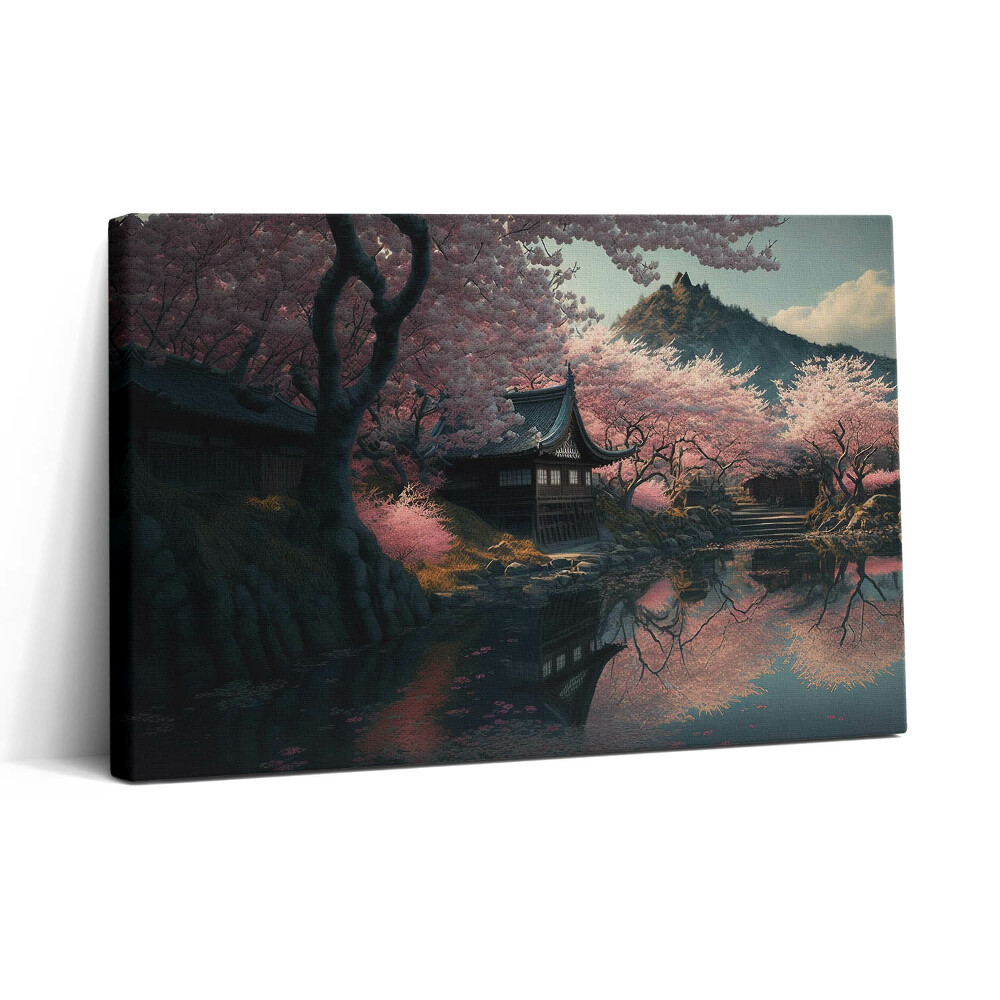 Tablou canvas 30x20 Frumoasă floare de cireș asiatică