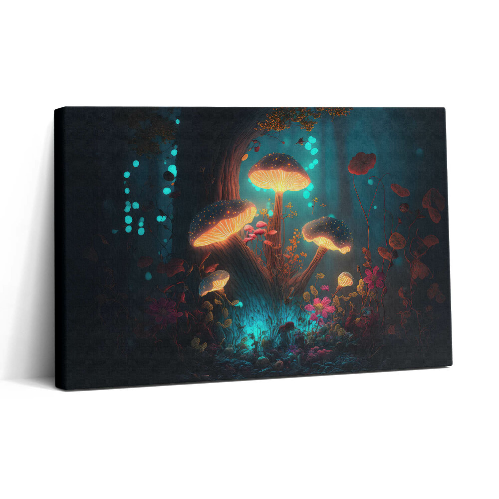 Tablou canvas 30x20 Ciuperci de pădure și halucinogene