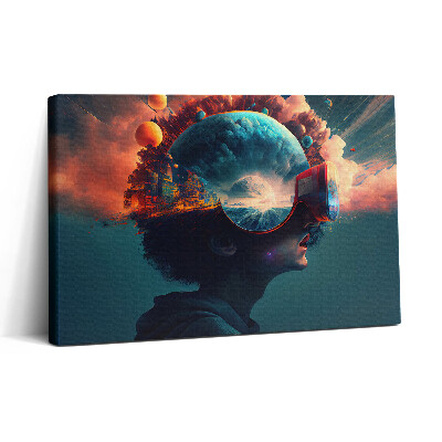 Tablou canvas 30x20 Lume virtuală futuristă