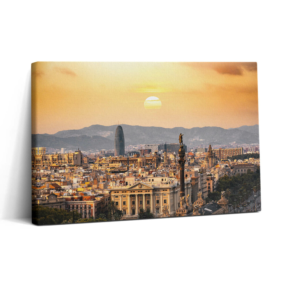 Tablou canvas 30x20 Peisajul Sagrada Familia din Barcelona