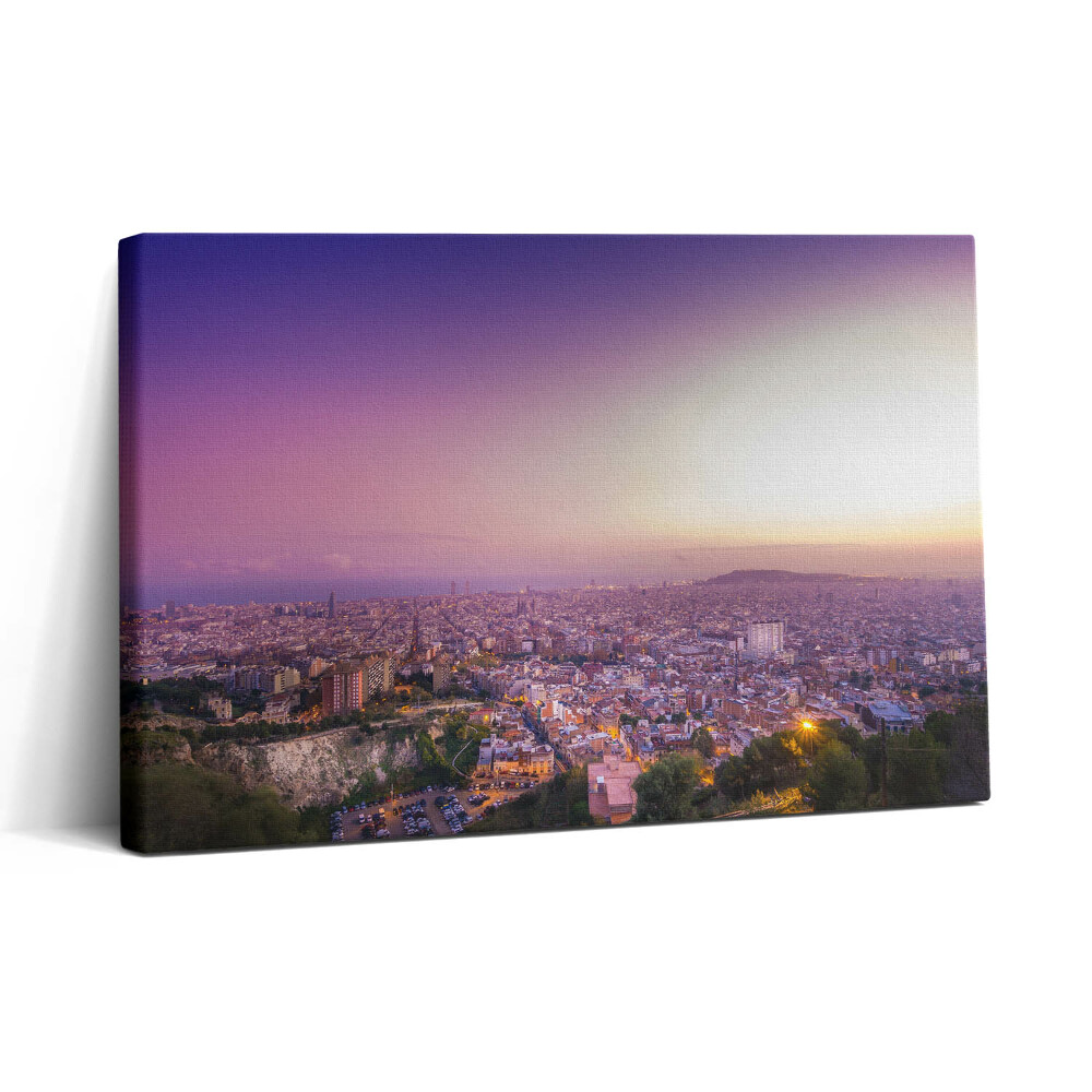 Tablou canvas 30x20 Buncărele El Carmel din Barcelona