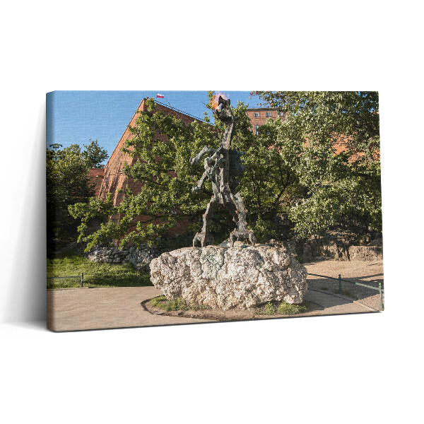 Tablou canvas 30x20 Monumentul Dragonului Wawel, Cracovia