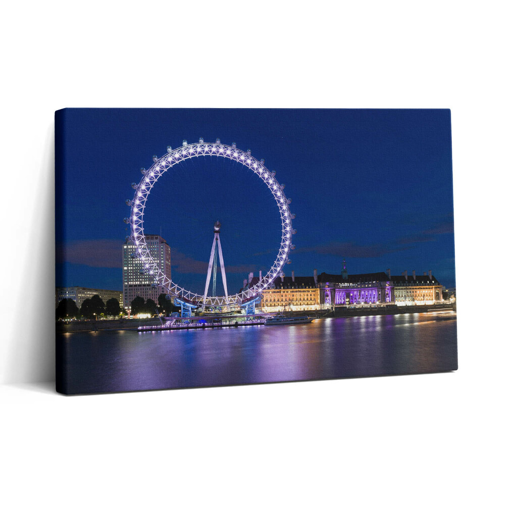 Tablou canvas 30x20 London Eye Roata Ferris din Londra
