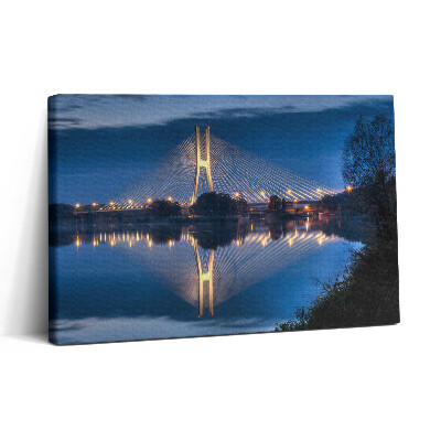 Tablou canvas 30x20 Podul Rędziński din Wrocław
