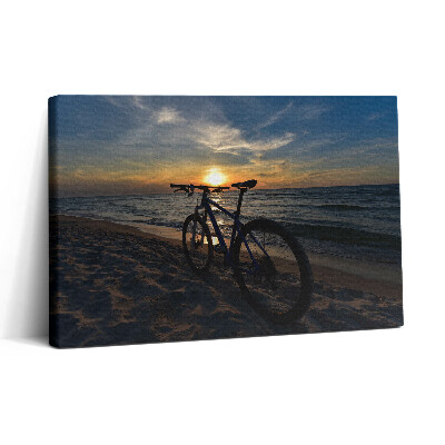 Tablou canvas 30x20 Bicicletă pe Marea Baltică