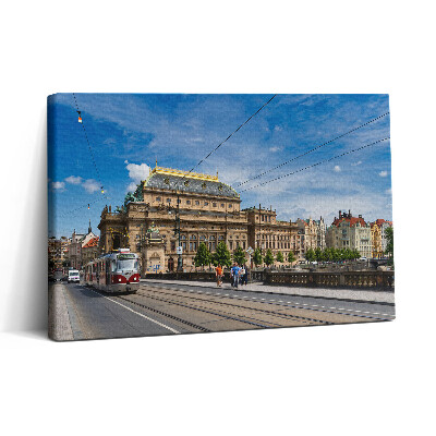 Tablou canvas 30x20 Teatrul Național din Praga
