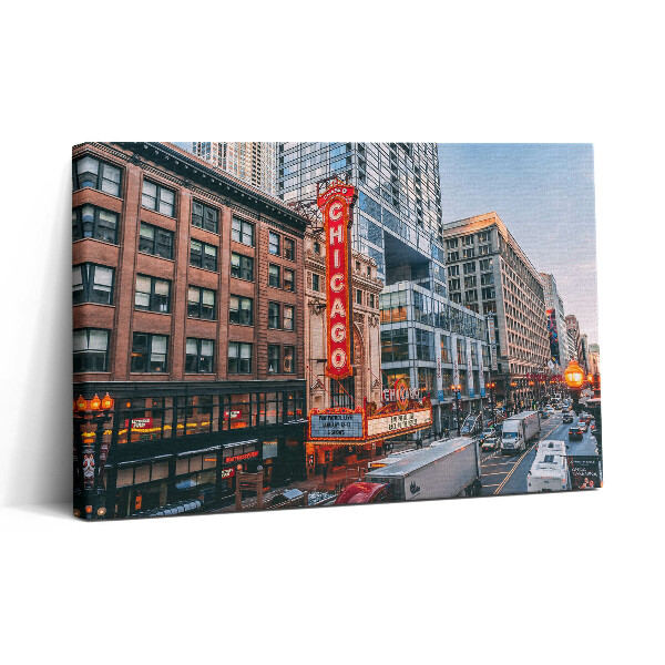 Tablou canvas 30x20 Fotografie a clădirilor din Chicago
