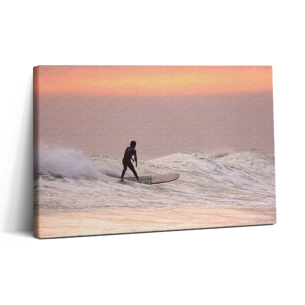 Tablou canvas 30x20 Surfer în Hawaii