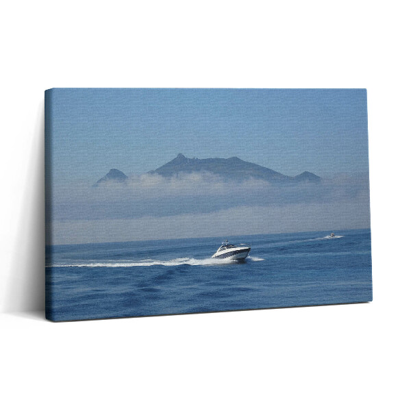 Tablou canvas 30x20 Barcă cu pânze pe ocean