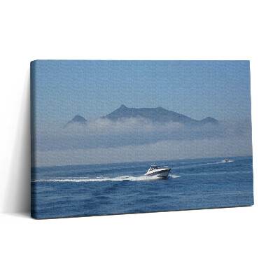 Tablou canvas 30x20 Barcă cu pânze pe ocean