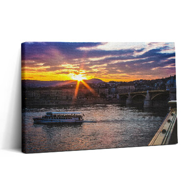 Tablou canvas 30x20 Barcă din Budapesta