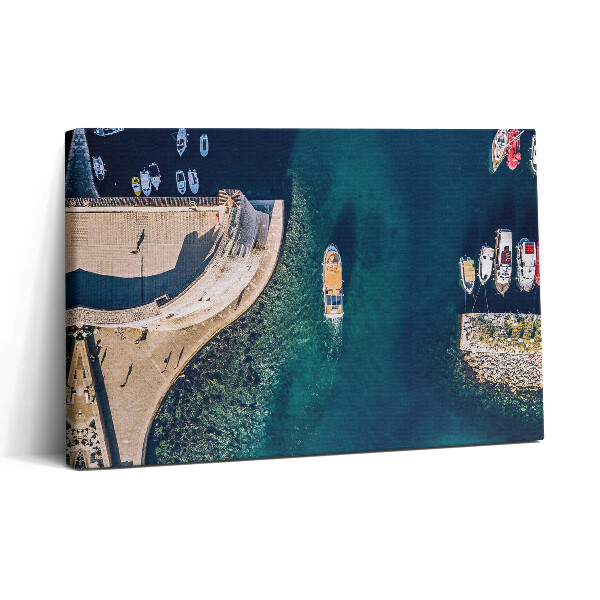 Tablou canvas 30x20 Barcă cu pânze pe apă