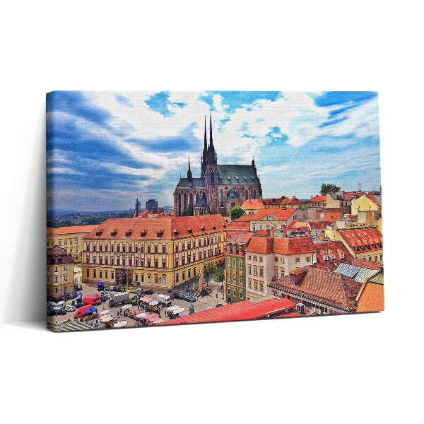 Tablou canvas 30x20 Vedere a orașului Brno