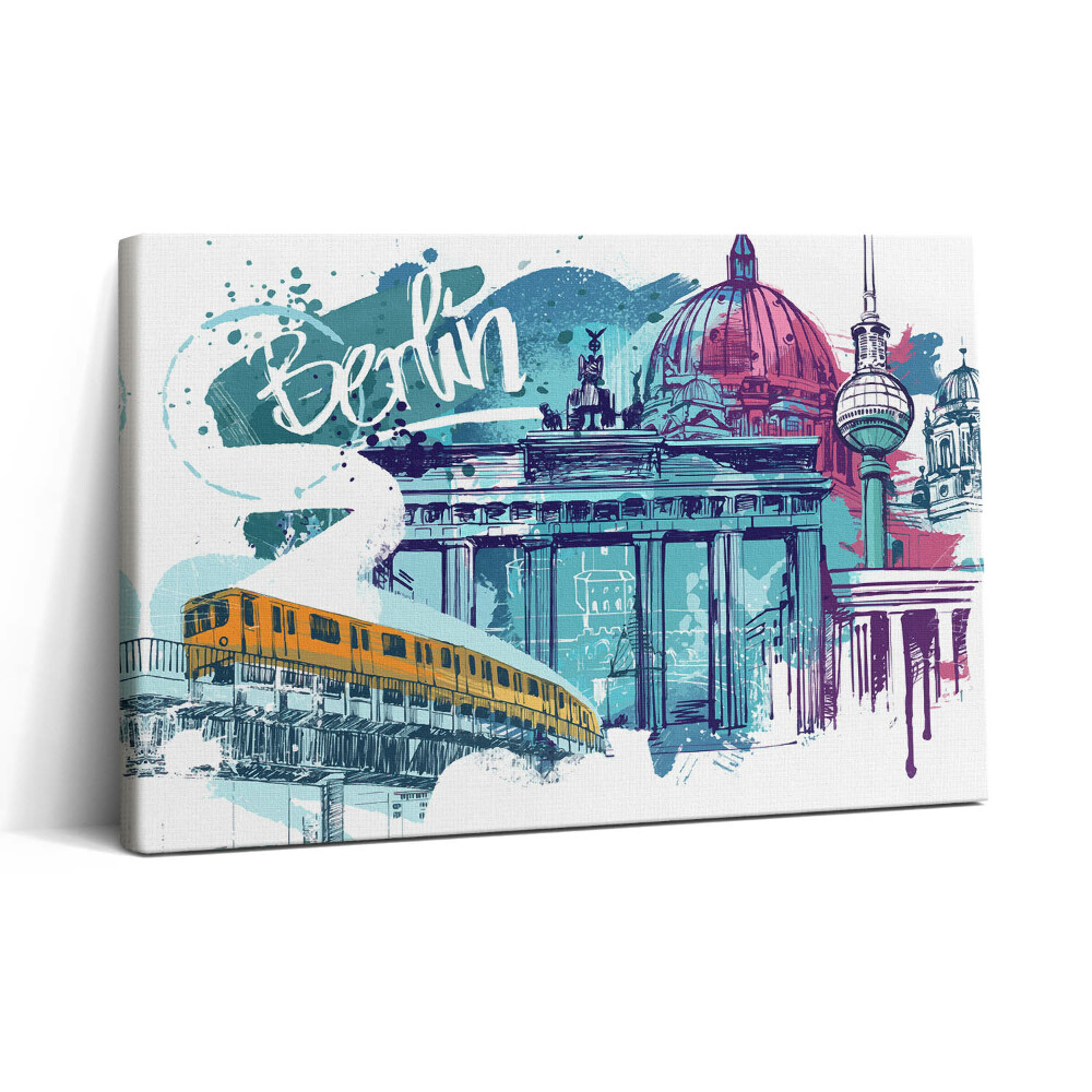 Tablou canvas 30x20 Călătoriți prin Berlin