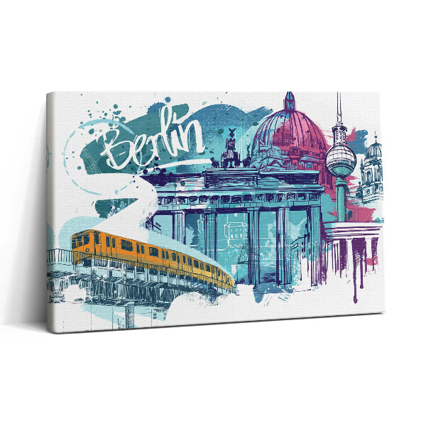 Tablou canvas 30x20 Călătoriți prin Berlin