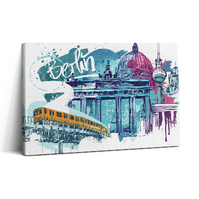 Tablou canvas 30x20 Călătoriți prin Berlin