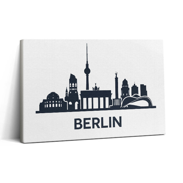Tablou canvas 30x20 Ilustrație a orașului Berlin