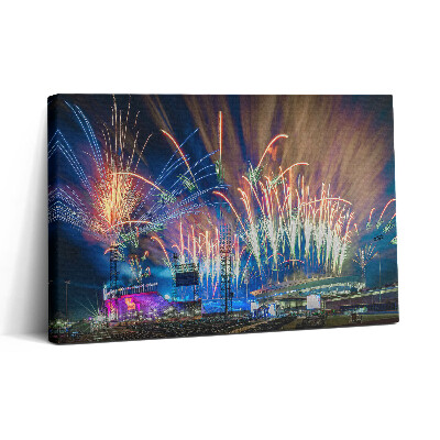 Tablou canvas 30x20 Anul Nou în Birmingham