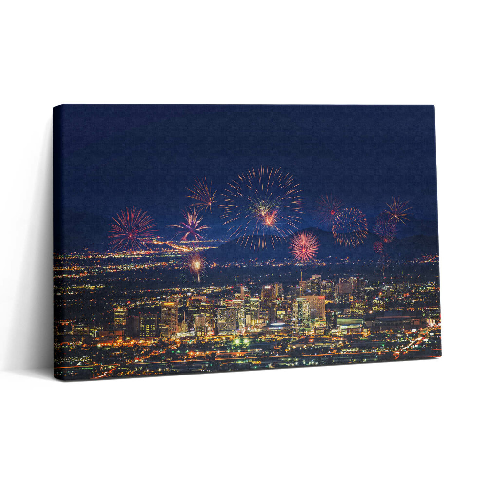 Tablou canvas 30x20 Orașul Phoenix noaptea
