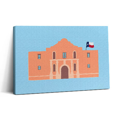 Tablou canvas 30x20 Monumentul Alamo din Texas
