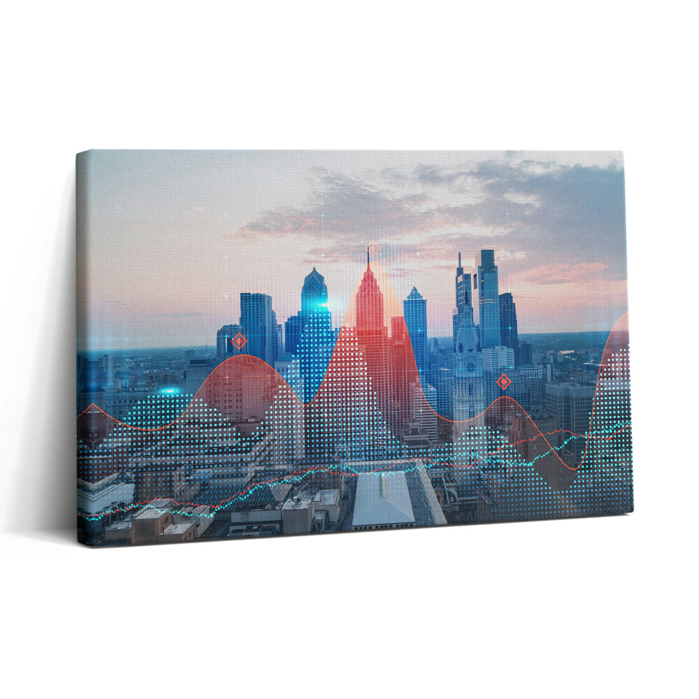 Tablou canvas 30x20 Zgârie-norii din Philadelphia