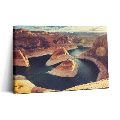 Tablou canvas 30x20 Lacul Powell din SUA