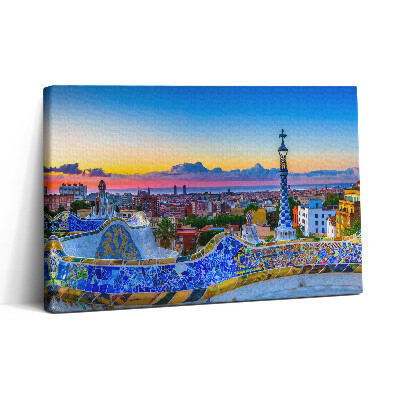 Tablou canvas 30x20 Panoramă a orașului Spania