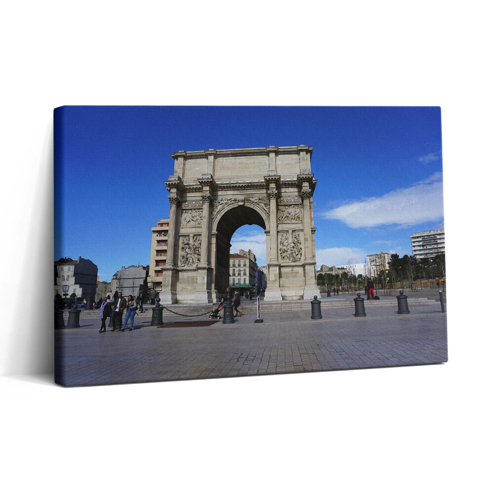 Tablou canvas 30x20 Arcul de Triumf din Marsilia, Franța