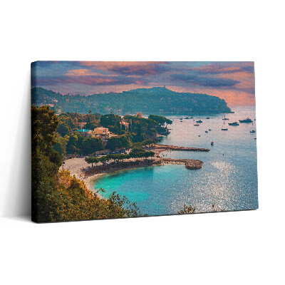 Tablou canvas 30x20 Vedere a Rivierei Franceze