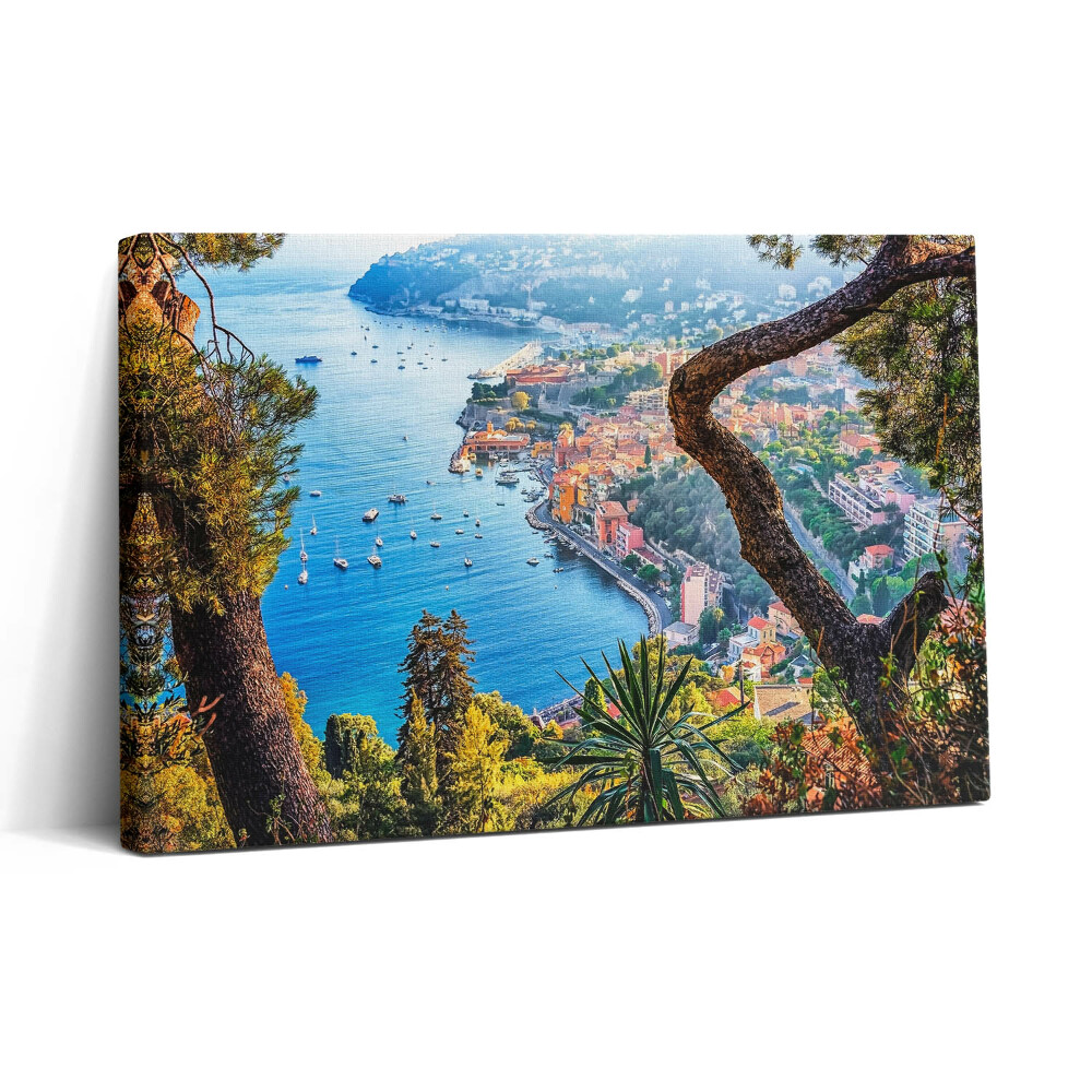 Tablou canvas 30x20 Satul Villefranche-sur-Mer