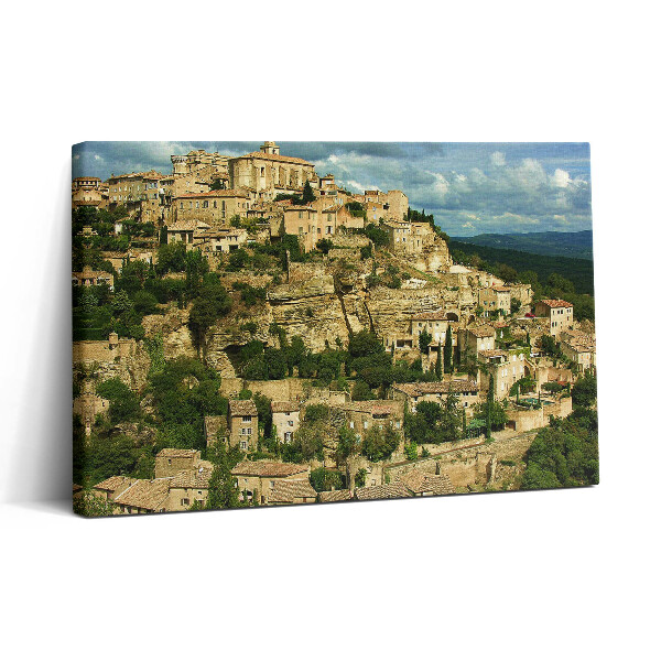 Tablou canvas 30x20 Un castel în Provence, Franța